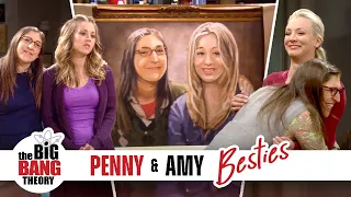 Penny and Amy Moments | The Big Bang Theory