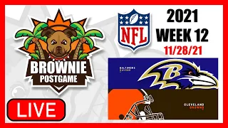 Cleveland Browns vs Baltimore Ravens 2021 NFL Week 12 Livestream