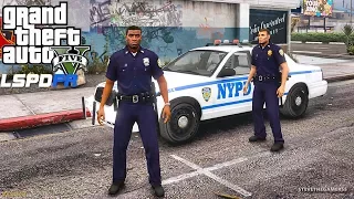 LSPDFR #572 - NYPD CITY PATROL (GTA 5 REAL LIFE POLICE PC MOD)