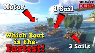 Stranded Deep - Which Boat is the Fastest