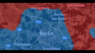 battle of Berlin using google map