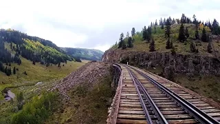 Cumbres and Toltec Railroad - Fake Driver’s Eye View at 3 x Speed - Part 2 - Osier to Chama