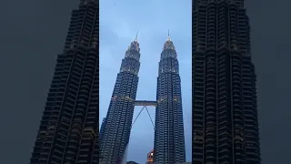 Amazing evening Views of Petronas Twin Tower's captured from KLCC Park........😍😍😍