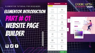 WordPress Elementor Tutorial for Beginners 2022  Create a WordPress Website with Elementor Part # 01