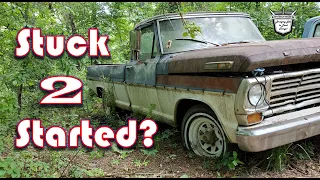 First Start in 25 Years? Abandoned 1968 Ford F100 Ranger Revival - Stuck to Started?