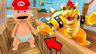 Baby Mario and BOWSER Play Hide and Seek!