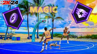 This Magic Johnson build is a ￼PLAYMAKING BEAST On NBA 2K24!!! *THE PLAYMAKING IS INSANE*