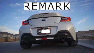 23 BRZ Gets New Exhaust! (Remark Axle Back Single Wall)