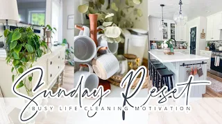 SUNDAY RESET // WHOLE HOUSE CLEAN WITH ME // WEEKLY CLEANING MOTIVATION // CHARLOTTE GROE FARMHOUSE