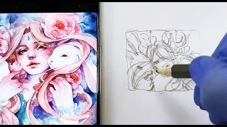 "Как срисовывать с картинки" – 3 фишки от Лилии Нигматуллиной