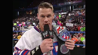 John Cena Segment Before Losing The United States Championship | SmackDown! Mar 03, 2005