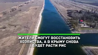 Северо-Крымский канал снова наполнился водой из Днепра.Водная блокада Крыма полностью снята спустя .