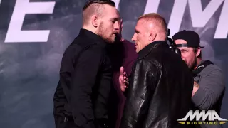 UFC Fight Night 59: Conor McGregor vs. Dennis Siver Staredown