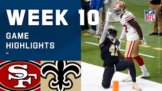 49ers vs. Saints Week 10 Highlights | NFL 2020