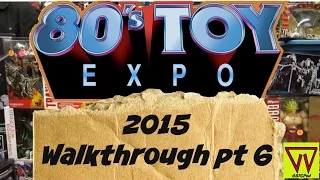 2015 80's Toy Expo Walkthrough - Part 6 Toy Convention Retro Toys Video Games