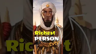 RICHEST person in history : WEALTHIEST man ever lived #shorts