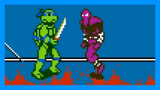 Teenage Mutant Ninja Turtles II: The Arcade Game (NES) | adapted port | full game completion session