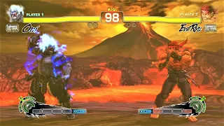 Oni vs Evil Ryu (Hardest AI) - Ultra Street Fighter IV
