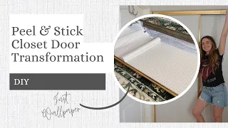 Mirrored Closet Door DIY | Renter Friendly