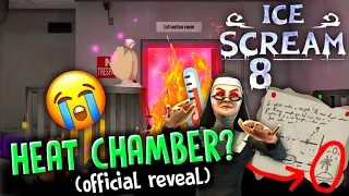 Deadly Heat CHAMBER inside PINK room?🌡️🥵 (Ice Scream 8 official confirmation) | Keplerians