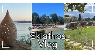 SKIATHOS VLOG | Come with me to Megali Ammos in GREECE | Skiathos Avaton Hotel | Girls Weekend
