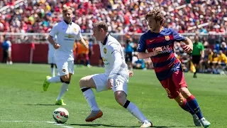 Barcelona vs Manchester United Legends 1 - 3 The best moments (2017)