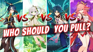 XIANYUN / NAHIDA / XIAO / YAE MIKO - Who Should You Pull For In Genshin Impact 4.4 Banners