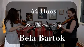 Bartok: 44 Duos for Violin,  20. "A Rhythm Song" - Katha Zinn, violins