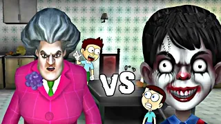 Scary Teacher 3D vs Scary Child | Shiva and Kanzo Gameplay