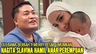 NAGITA RESMI HAMIL BAYI PEREMPUAN, MERRY SEBUT BERKAH ADOPSI LILY JADI PUTRINYA