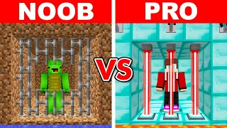 Minecraft NOOB vs PRO: SICHERSTES GEFÄNGNIS CHALLENGE