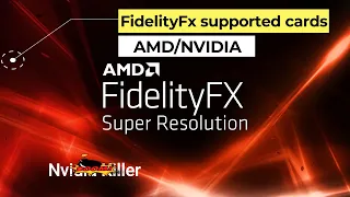 AMD FidelityFX Super Resolution Performance "  DLSS Killer!  " supports AMD/NVIDIA GTX 1060 + #Games