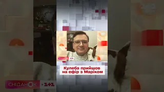 🐶 Несподіванка в ефірі! Кулеба привів з собою Маріка