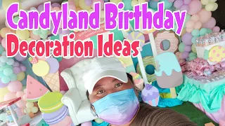 Pastel Candyland Birthday Decoration Ideas | KALEEN's 1st Birthday