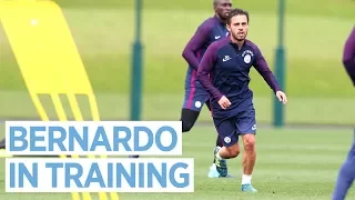 BERNARDO SILVA'S FIRST TRAINING SESSION | Man City Pre Season Training