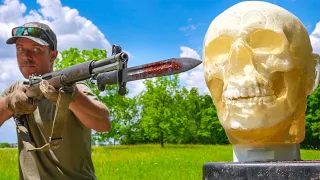 How Lethal is a BAYONET??? (M1 Garand vs Human Head)