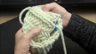 Lesson #33  Part A:  Herringbone Cowl Cable Cast On/Join