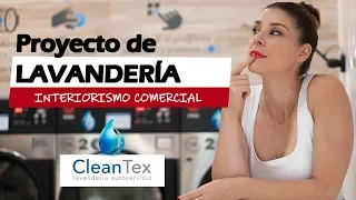 DISEÑO de INTERIORES comerciales. Proyecto LAVANDERIA autoservicio 🚰