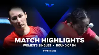 Polina Mikhailova vs Yuan Jia Nan | WTT Star Contender Doha 2021 | WS | R16 Highlights