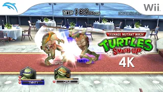 Teenage Mutant Ninja Turtles: Smash-Up (4K / 2160p / 60fps) Dolphin Emulator 5.0-21586 Nintendo Wii