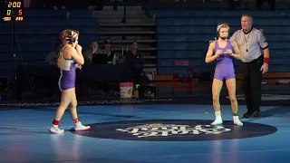 IHSGW 2024 State Finals 110lb Championship, Julianna Ocampo (New Haven) vs. Joy Cantu (Merrillville)