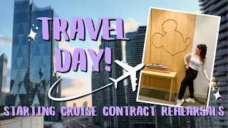 Travel day to rehearsals ☆ starting my 7th cruise ship contract!