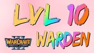 Warcraft 3 Gameplay - lvl 10 Warden and Mass Dryads vs 2 computers
