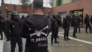 01/10/2017: Police Raid Catalonia Referendum Polling Stations