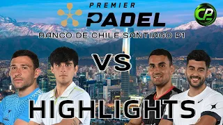 CAMPAGNOLO & LEAL VS GIL & MARCOS - R32 Premier Padel BANCO DE CHILE SANTIAGO P1 - HIGHLIGHTS