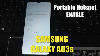 How to Activate Portable Hotspot in SAMSUNG Galaxy A03s – Network Access Point