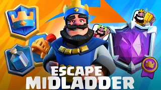 How to ESCAPE MIDLADDER in CLASH ROYALE 😱🌍