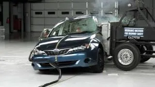 2008 Subaru Impreza sedan side IIHS crash test