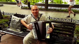 Шаланды, полные кефали - на аккордеоне, Одесса / Odessa Song on Primorskiy Boulvard