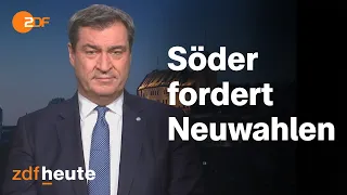 Union auf der Lauer: Neuwahlen statt Ampel-Koalition? | Berlin direkt